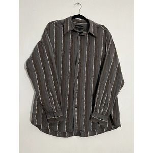 Vintage Crazy Horse Long Sleeve Geometric Button Down Sz XL